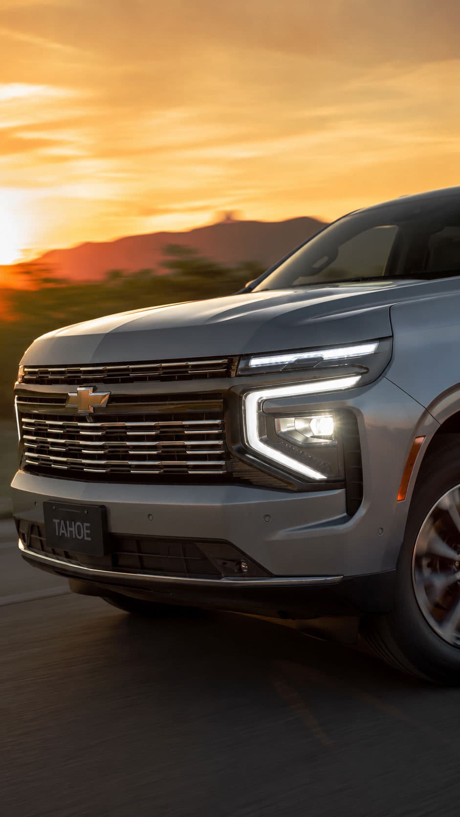 Chevrolet Silverado front angle detail