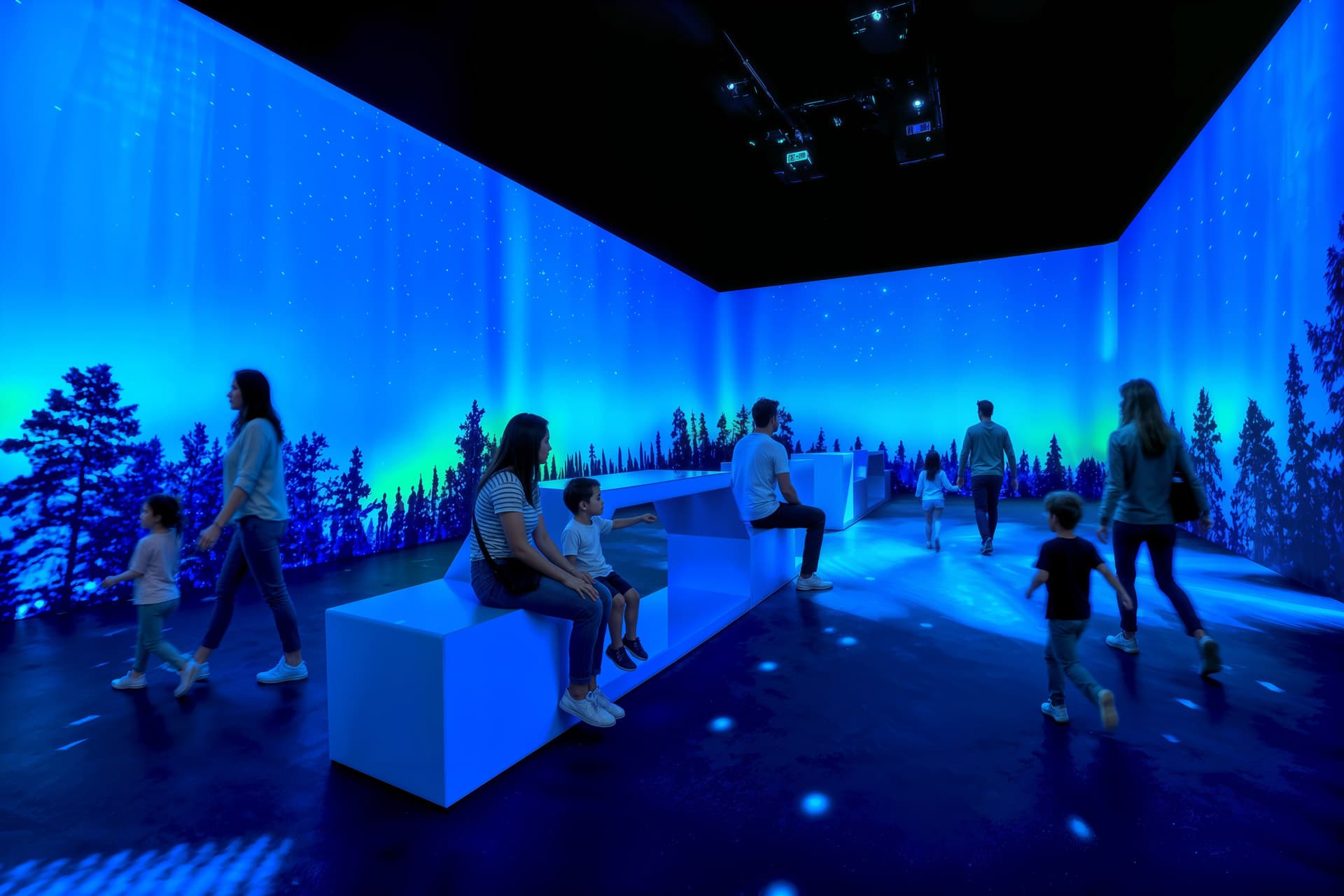 Oakland Place Tom & Lily Snow Adventures immersive room