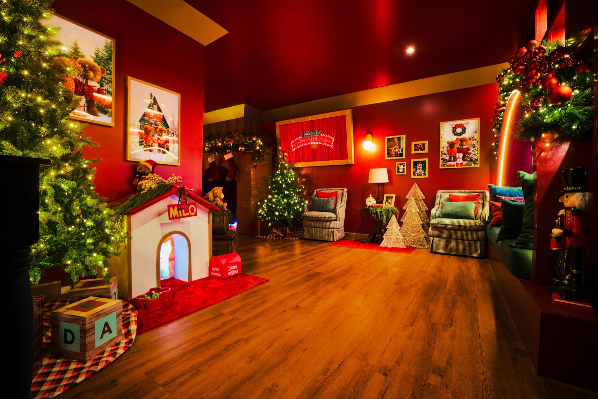 Oakland Place cozy holiday lodge interior