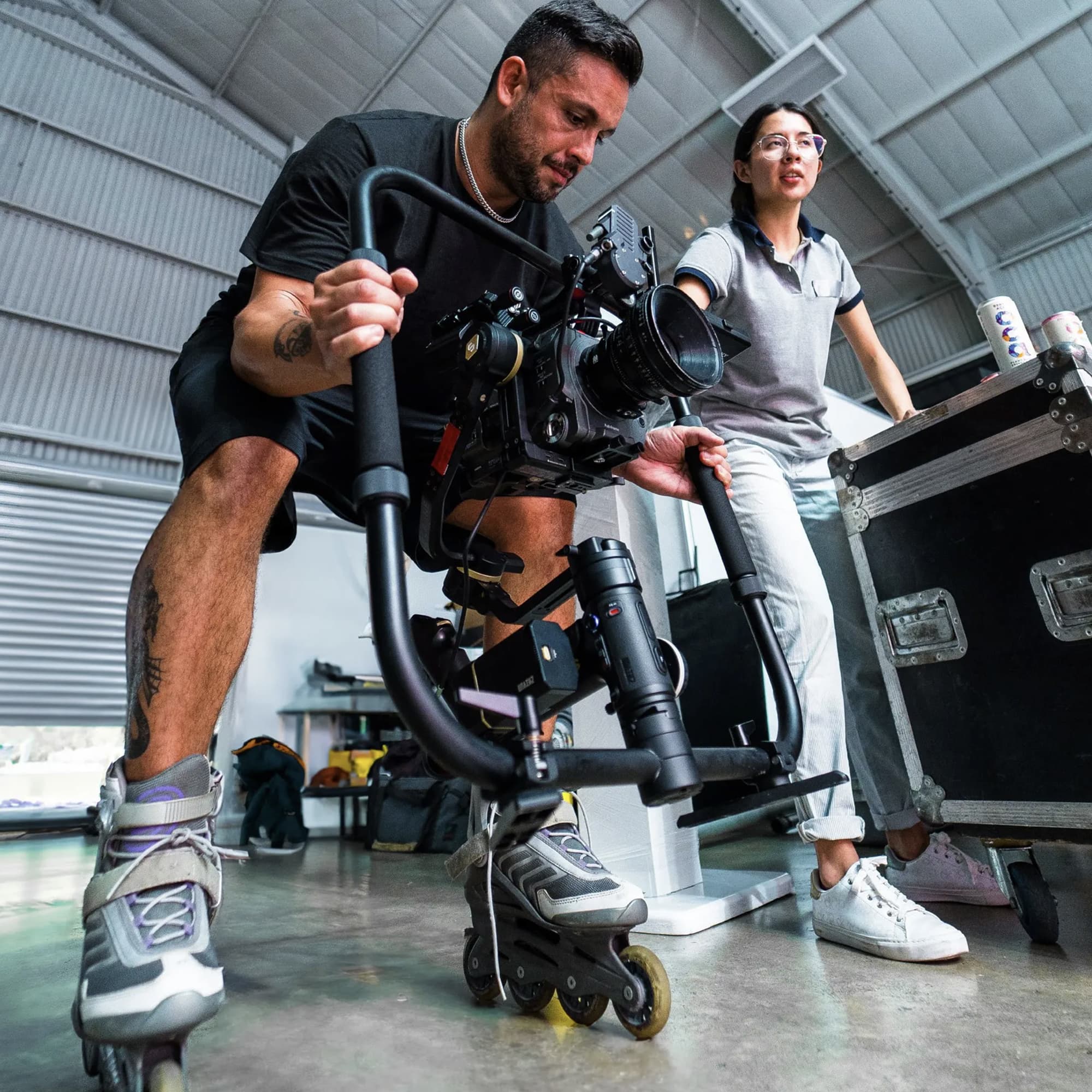 OCA Behind the scenes roller skater action