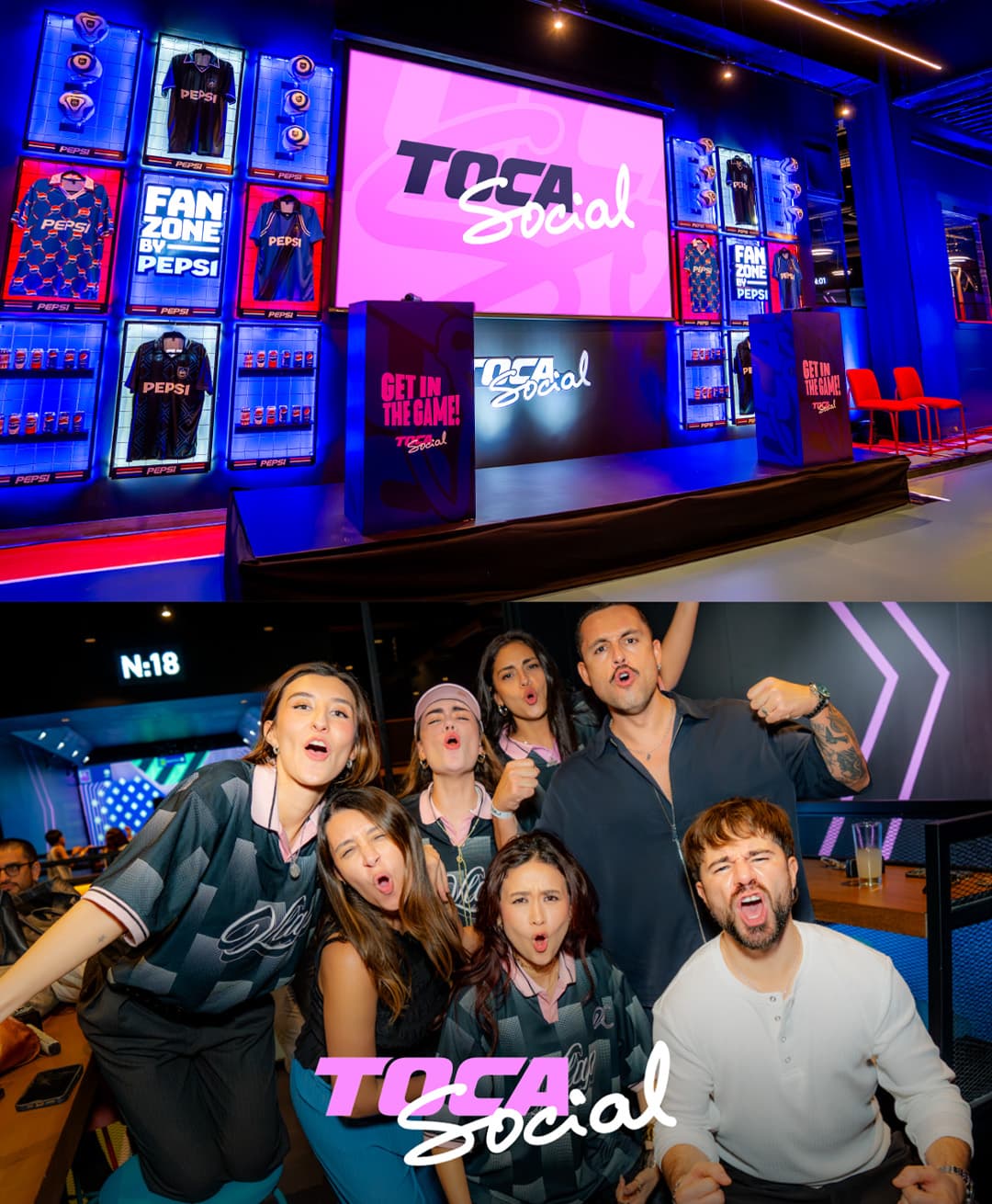Toca Social event experience