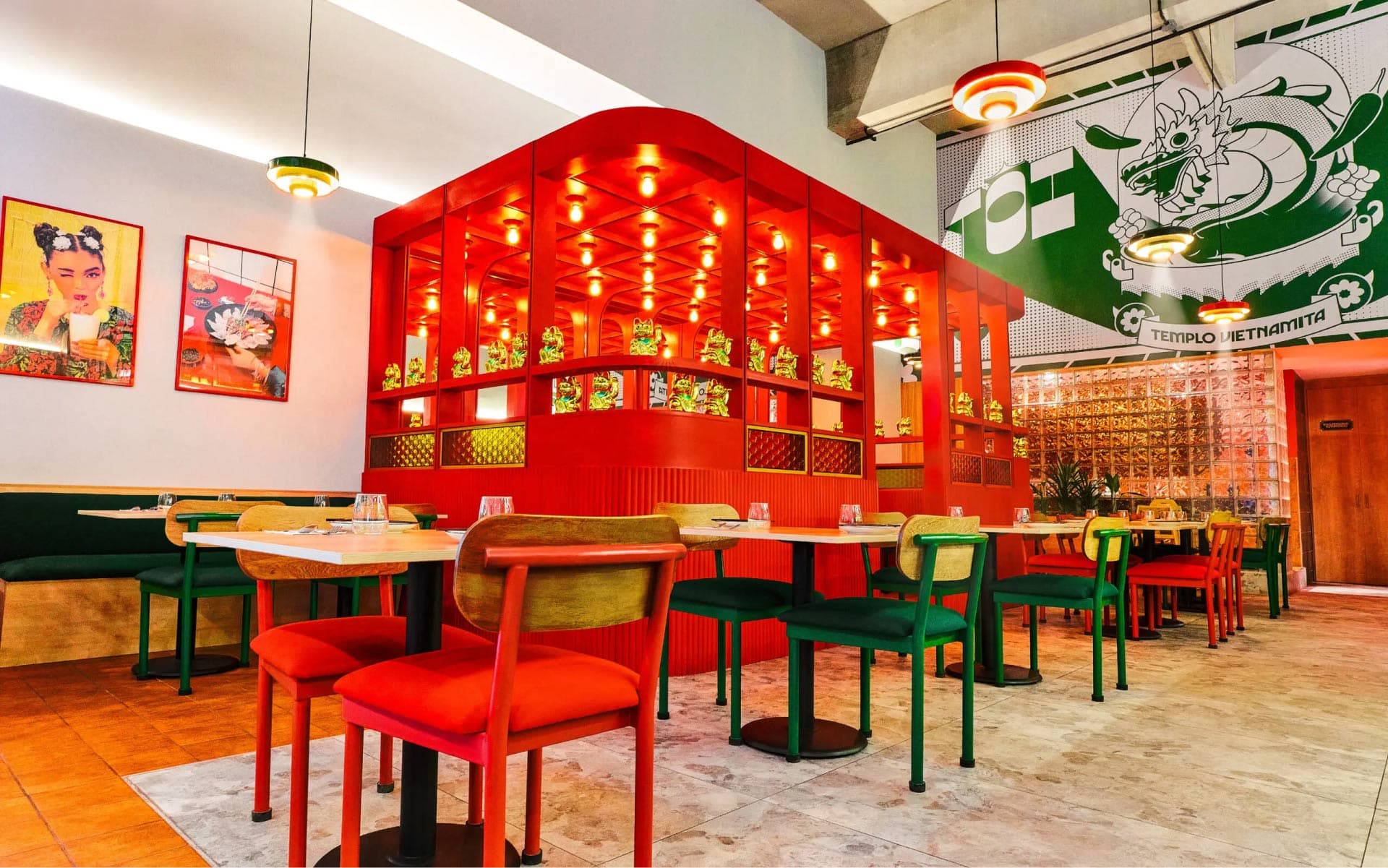 Toi Doi contemporary Vietnamese restaurant interior