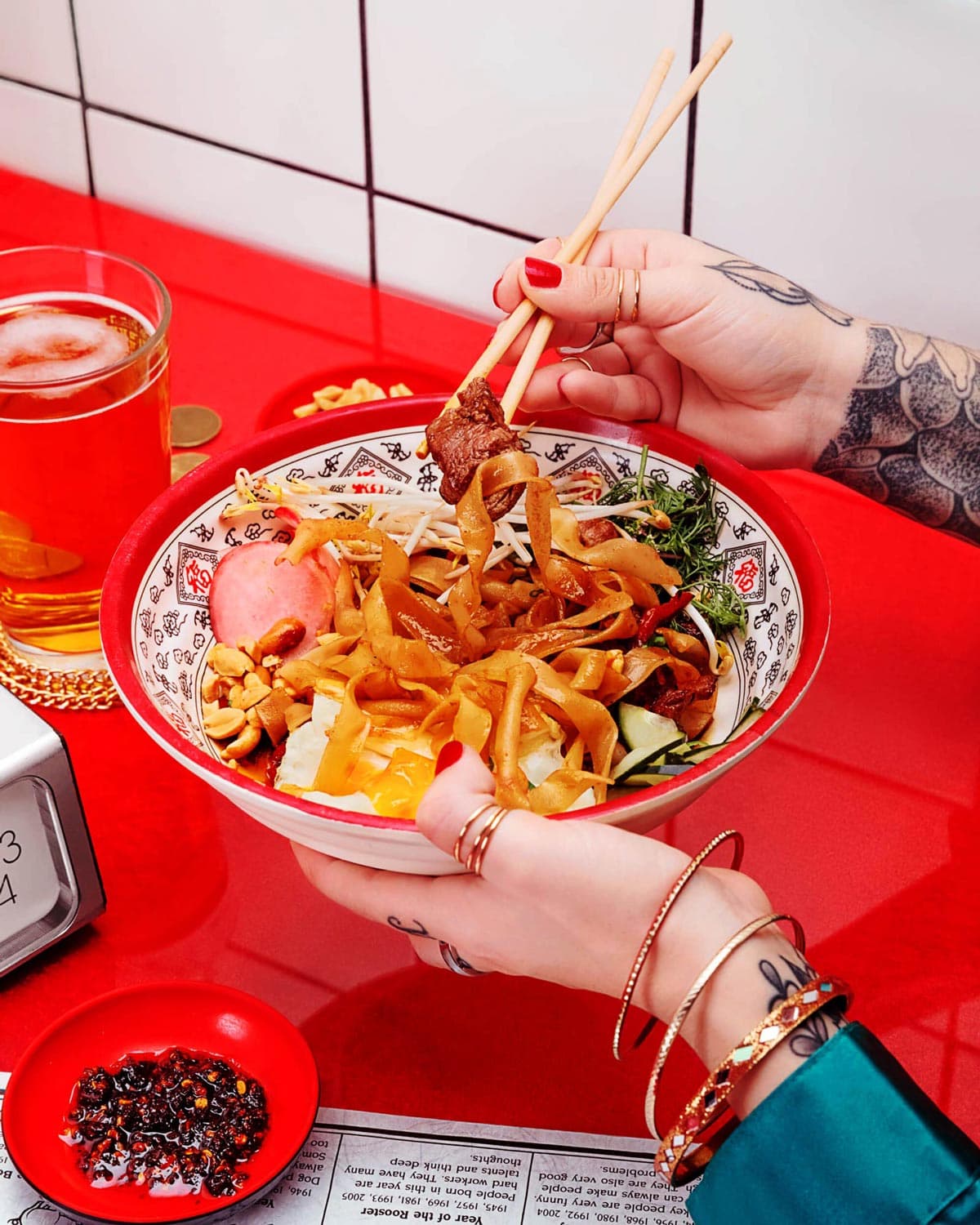 Fried dish with sweet sauce