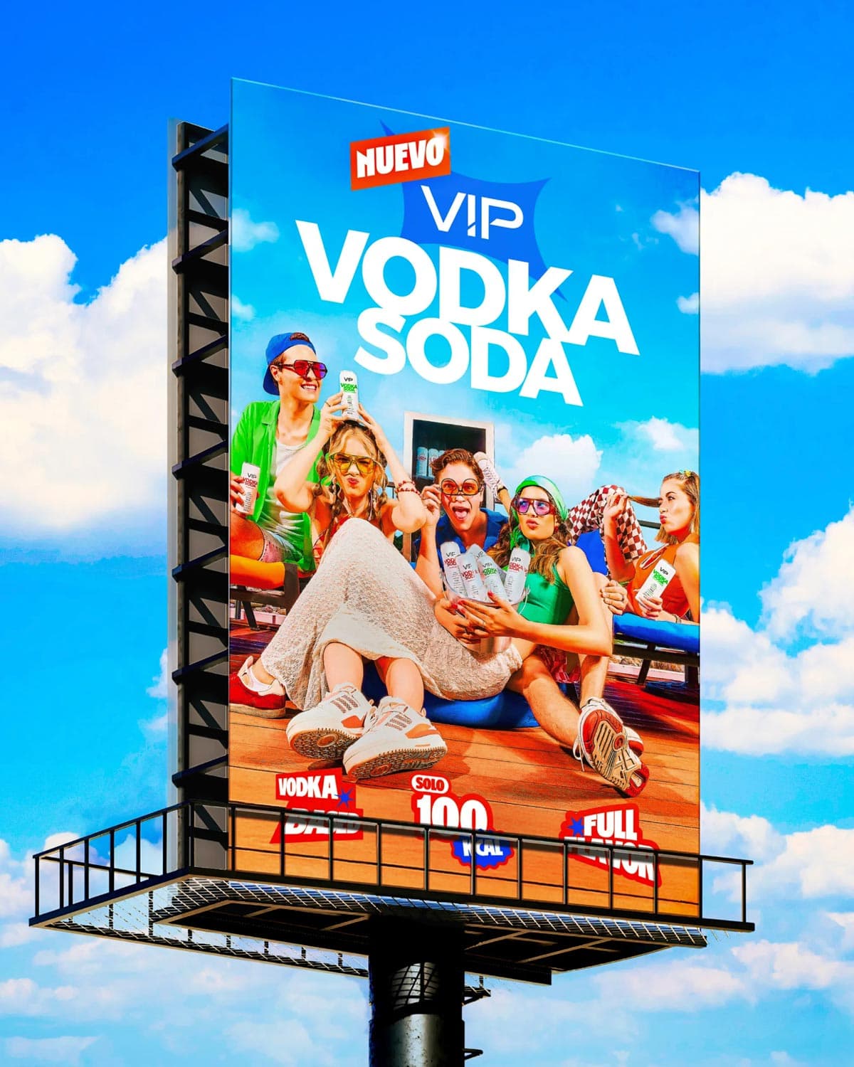 VIP Tall vertical city billboard