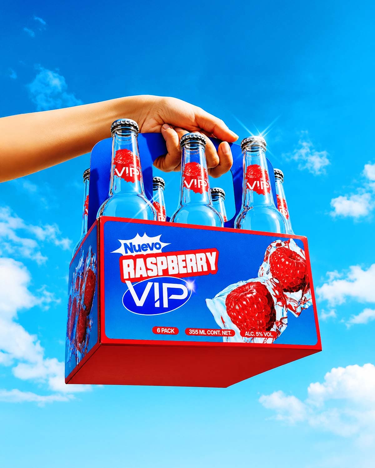 VIP Six pack box in the sun